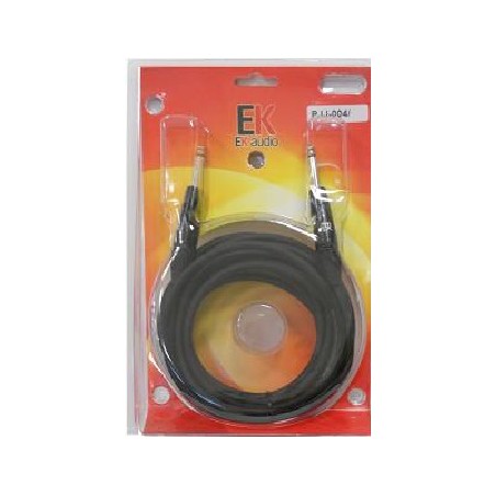 Cable para guitarra EK audio PJJ0046 Jack Jack rectos