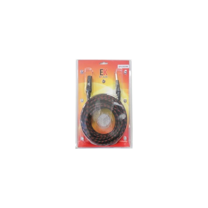 Cable Trenzado de Tela para Microfono SFXJ002 Jack XLR macho 9 mts