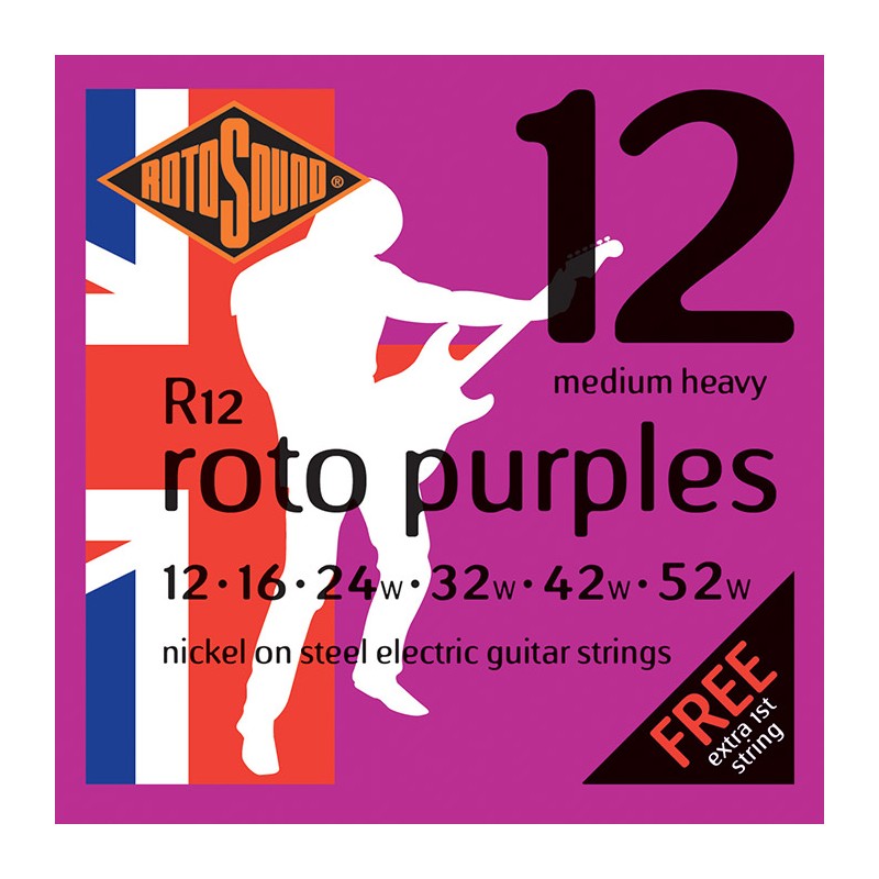 Cuerda Electrica ROTOSOUND R12 Juego