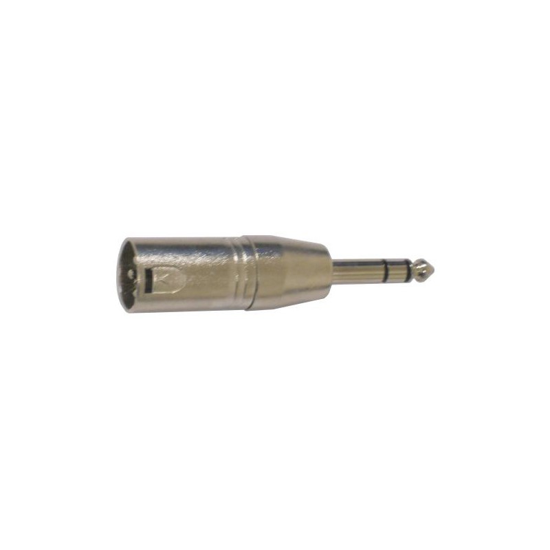 Adaptador XLR macho Jack Stereo 1 4