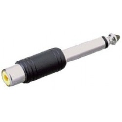 Adaptador RCA Hembra Jack Mono 1 4 A084