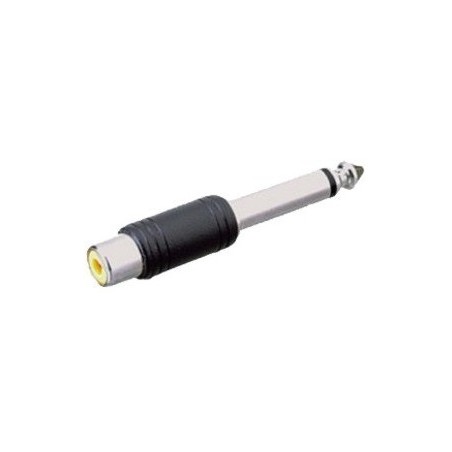 Adaptador RCA Hembra Jack Mono 1 4 A084