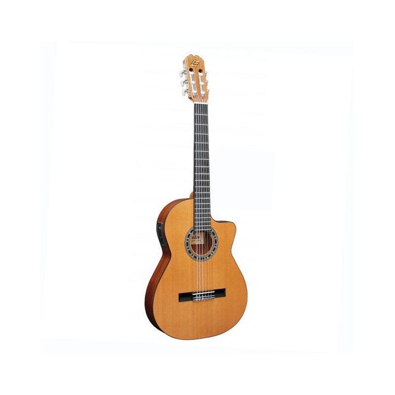 Guitarra ADMIRA Malaga Electrificada Cutaway Estrecha FISHMAN