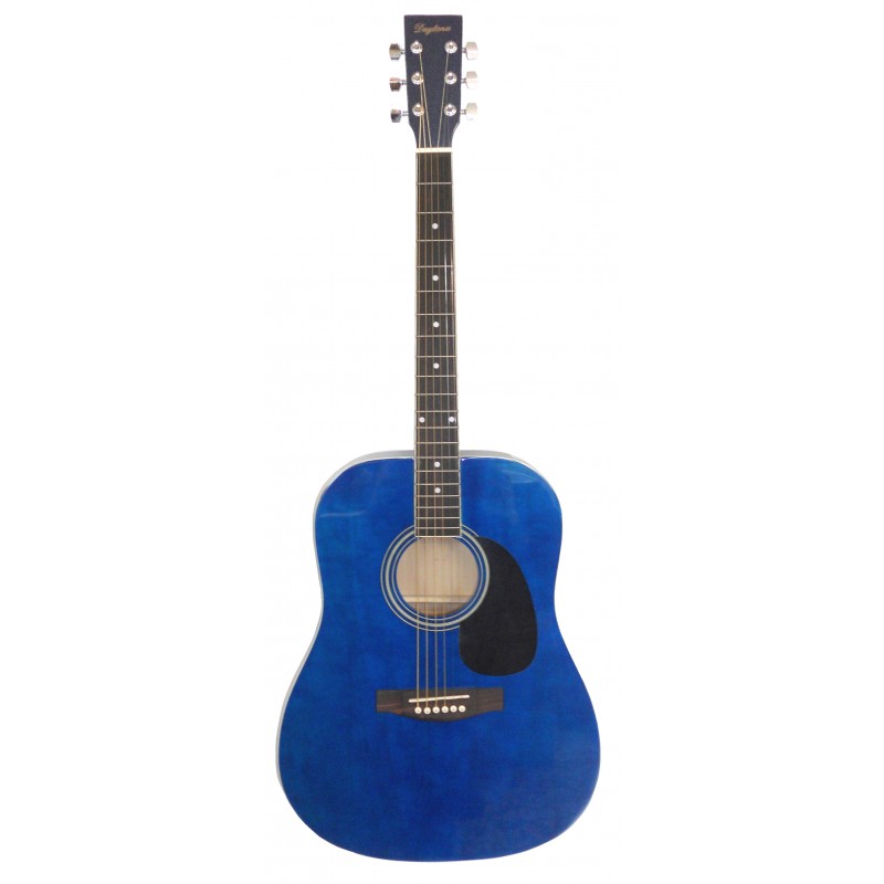 Daytona A 411 Guitarra Acustica Azul Brillo