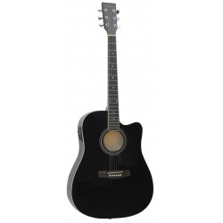 Guitarra Acustica Daytona A 411CE Negro