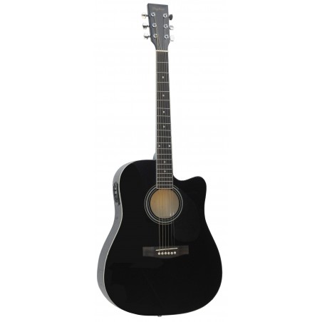 Guitarra Acustica Daytona A 411CE Negro