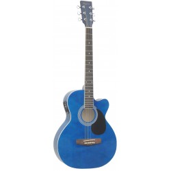 Daytona A 401CE Guitarra Acustica Azul Brillo