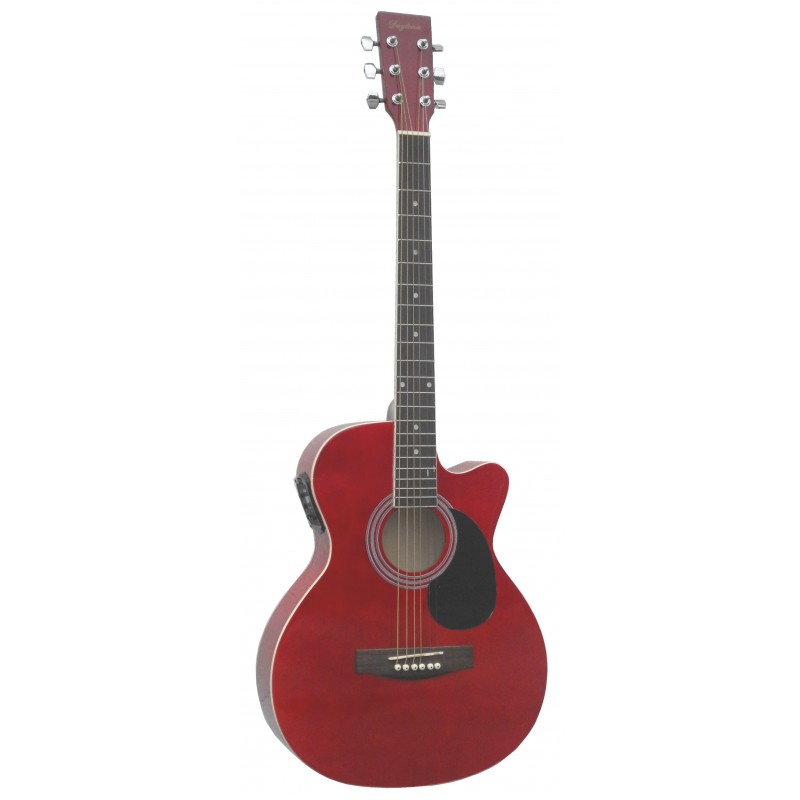 Daytona A 401CE Guitarra Acustica Rojo Brillo