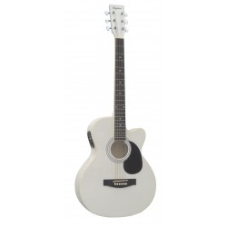 Daytona A 401CE Guitarra Acustica Blanco