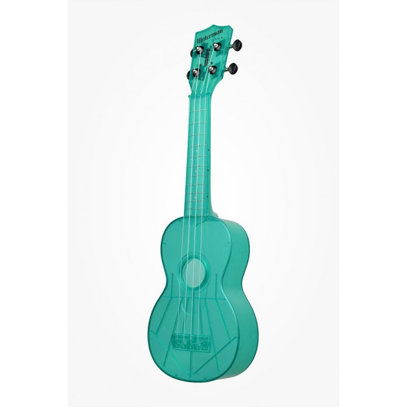 UKELELE WATERMAN AZUL TRANSPARENTE