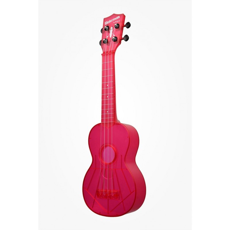 UKELELE WATERMAN ROSA TRANSPARENTE