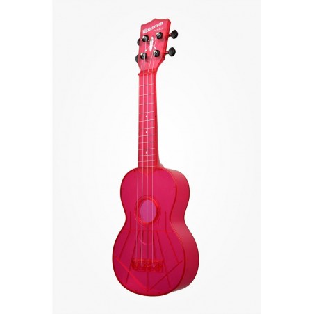 UKELELE WATERMAN ROSA TRANSPARENTE