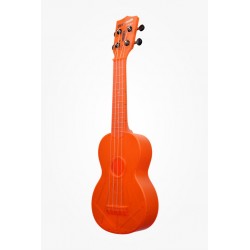 UKELELE WATERMAN NARANJA TRANSPARENTE