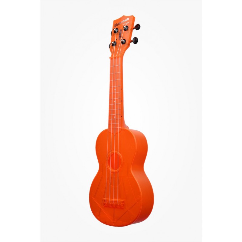 UKELELE WATERMAN NARANJA TRANSPARENTE