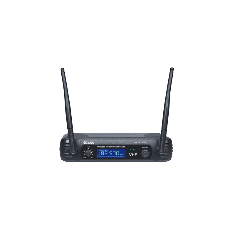 Microfono Inalambrico de mano EK audio Sistema WR 69L VHF