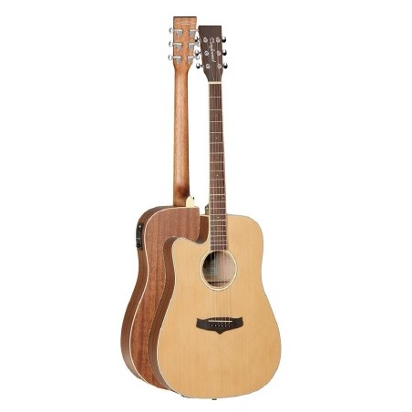 GUITARRA ACUSTICA TANGLEWOOD TW10LH DREADNOUGHT CUTAWAY ZURDA