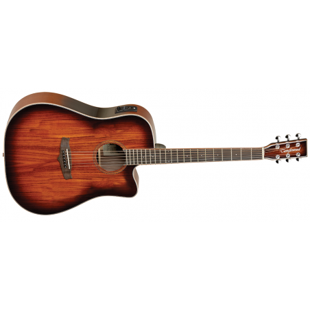 GUITARRA ACUSTICA TANGLEWOOD TW5KOA DREADNOUGHT CUTAWAY