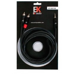 Cable EK audio mini JACK RCA 3m