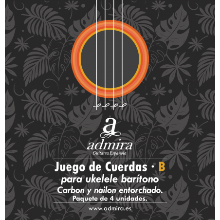 Juego ADMIRA ukelele B carbon