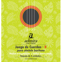 Juego ADMIRA ukelele B nailon